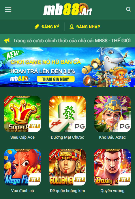 Tải app 2 Giao diện App MB88 thiết kế dễ sử dụng